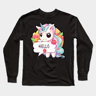 unicorn Long Sleeve T-Shirt